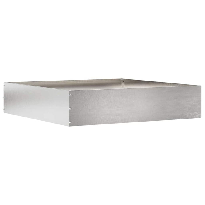 Bordura per Prato Argento 60 x 60 x 13 cm Acciaio inossidabile 874738