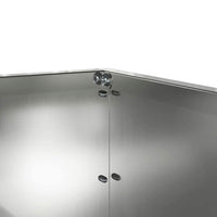 Bordura per Prato Argento 60 x 60 x 13 cm Acciaio zincato 874740