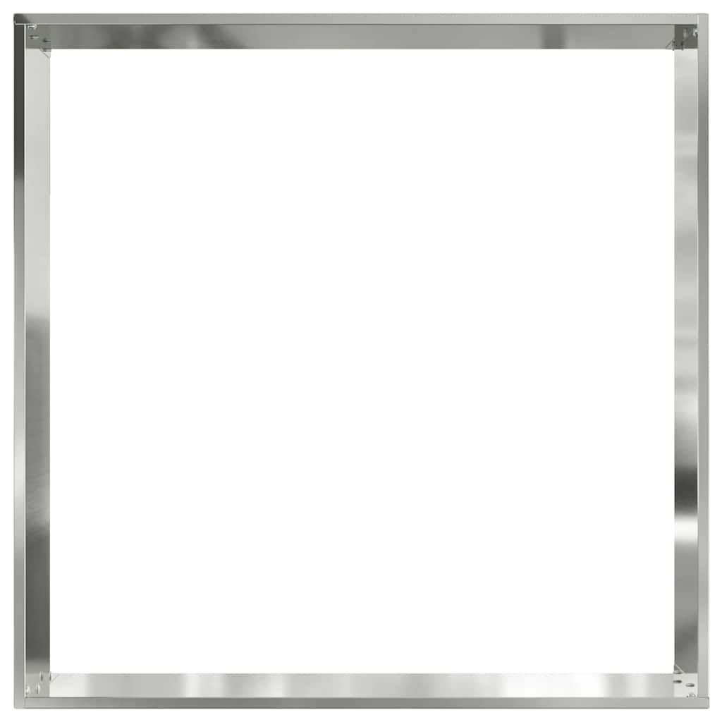 Bordura per Prato Argento 60 x 60 x 13 cm Acciaio zincato 874740