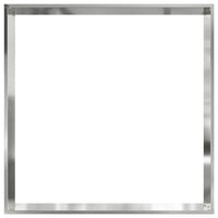 Bordura per Prato Argento 60 x 60 x 13 cm Acciaio zincato 874740