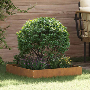 Bordura per Prato Ruggine 60 x 60 x 13 cm 874742