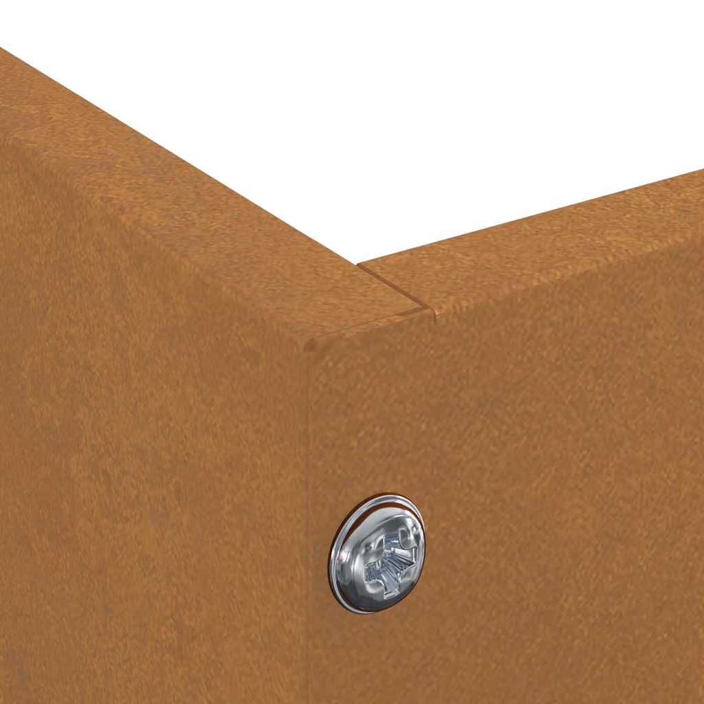 Bordura per Prato 6 pcs Ruggine 60 x 60 x 13 cm 874743