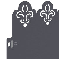 Bordure per prato 20 pcs Antracite 103 x 0,05 x 22 cm Acciaio 874751