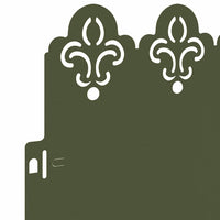 Bordure per prato 10 pcs Verde oliva 103 x 0,05 x 22 cm Acciaio 874753