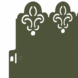 Bordure per prato 30 pcs Verde oliva 103 x 0,05 x 22 cm Acciaio 874755