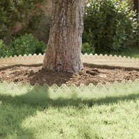 Bordure per prato 10 pcs Argento 103 x 0,05 x 22 cm 874756