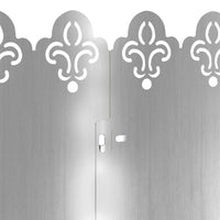 Bordure per prato 20 pcs Argento 103 x 0,05 x 22 cm 874760