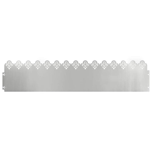 Bordure per prato 20 pcs Argento 103 x 0,05 x 22 cm 874760