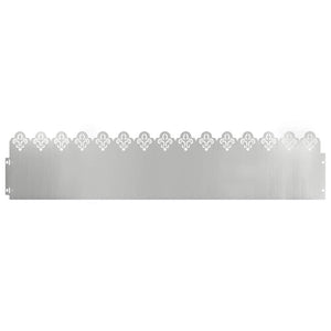 Bordure per prato 30 pcs Argento 103 x 0,05 x 22 cm 874761