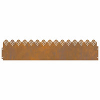 Bordure per prato 20 pcs Ruggine 103 x 0,05 x 22 cm 874763