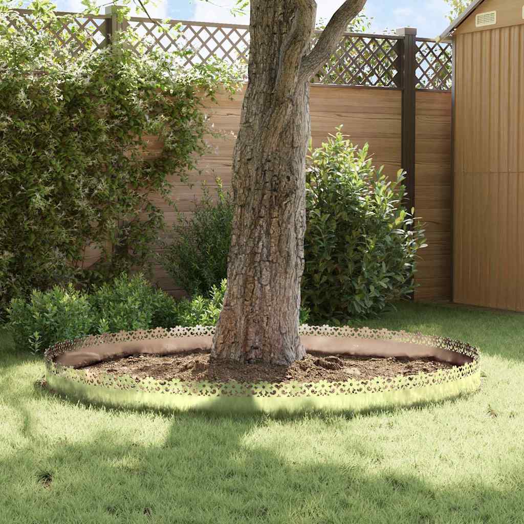 Bordure per prato 30 pcs Argento 103 x 0,05 x 22 cm 874779