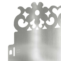 Bordure per prato 20 pcs Argento 103 x 0,05 x 22 cm 874781