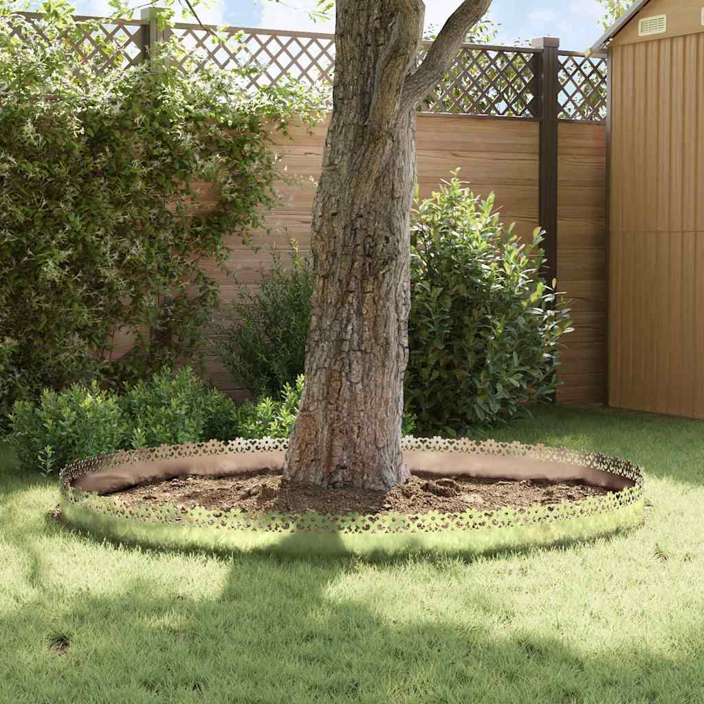 Bordure per prato 20 pcs Argento 103 x 0,05 x 22 cm 874781