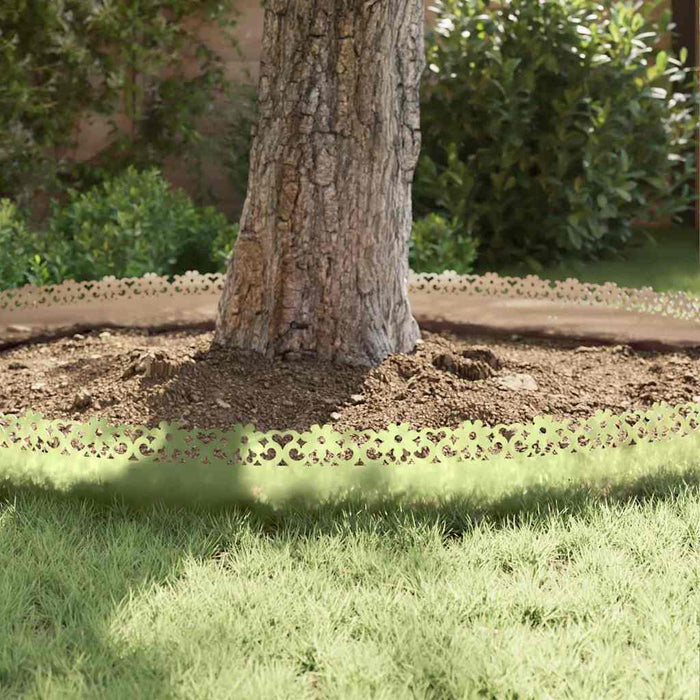 Bordure per prato 30 pcs Argento 103 x 0,05 x 22 cm 874782