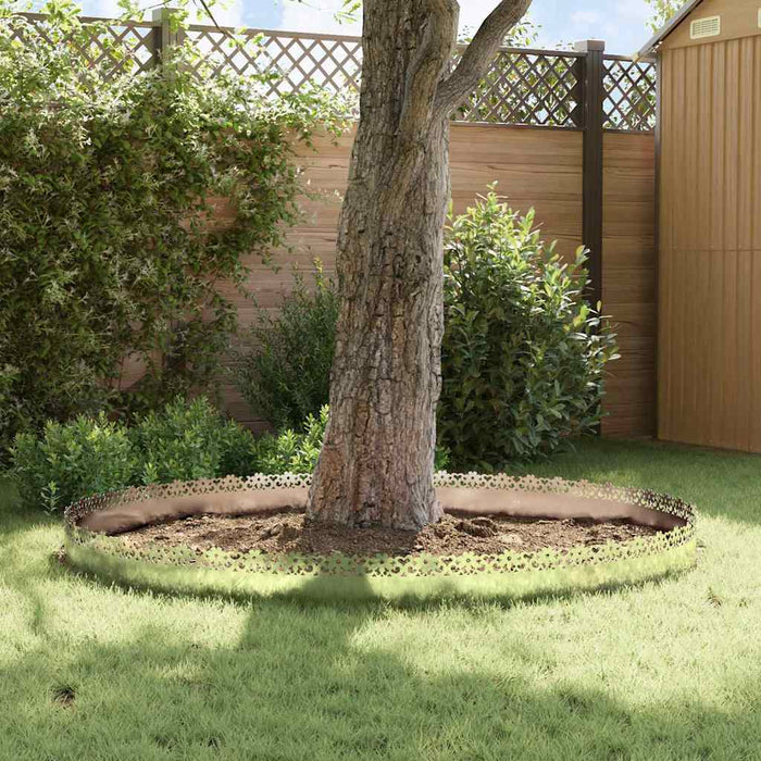 Bordure per prato 30 pcs Argento 103 x 0,05 x 22 cm 874782