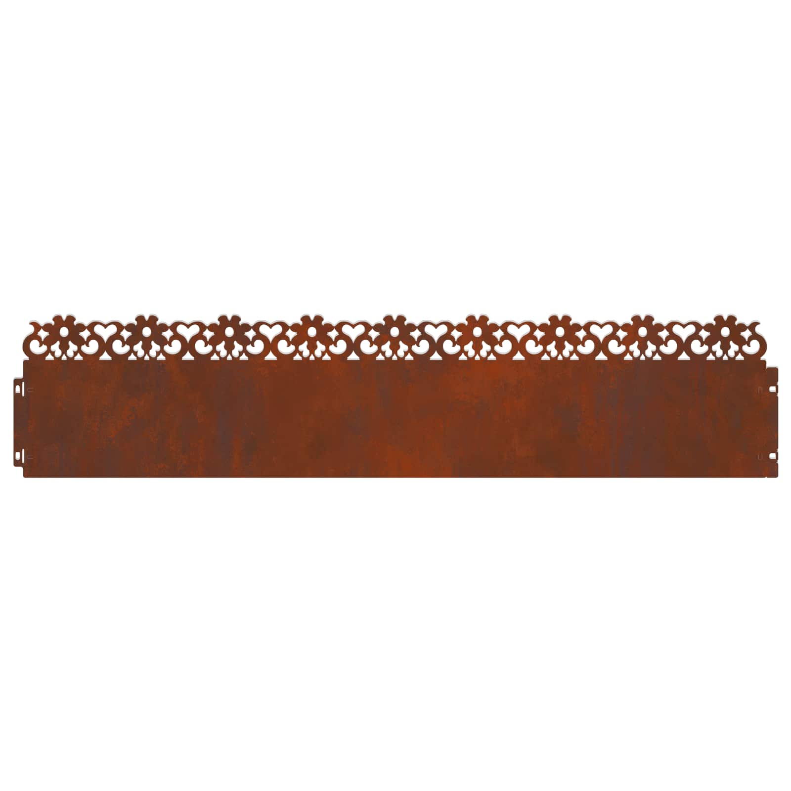 Bordure per prato 20 pcs Ruggine 103 x 0,05 x 22 cm 874784