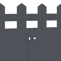 Bordure per prato 30 pcs Antracite 103 x 0,05 x 22 cm Acciaio 874794