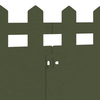 Bordure per prato 20 pcs Verde oliva 103 x 0,05 x 22 cm Acciaio 874796