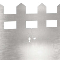 Bordure per prato 20 pcs Argento 103 x 0,05 x 22 cm 874799