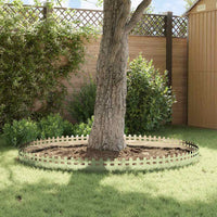 Bordure per prato 10 pcs Argento 103 x 0,05 x 22 cm 874801