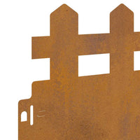 Bordure per prato 30 pcs Ruggine 103 x 0,05 x 22 cm 874806