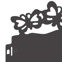 Bordure per prato 30 pcs Nero 103 x 0,05 x 22 cm Acciaio 874809