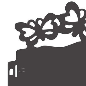 Bordure per prato 30 pcs Nero 103 x 0,05 x 22 cm Acciaio 874809