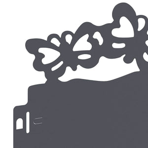 Bordure per prato 10 pcs Antracite 103 x 0,05 x 22 cm Acciaio 874813