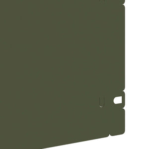 Bordure per prato 20 pcs Verde oliva 103 x 0,05 x 22 cm Acciaio 874817