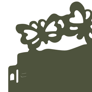 Bordure per prato 20 pcs Verde oliva 103 x 0,05 x 22 cm Acciaio 874817