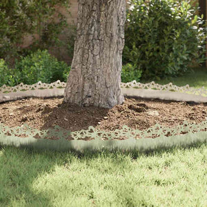 Bordure per prato 10 pcs Argento 103 x 0,05 x 22 cm 874819