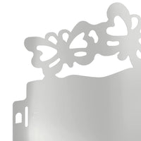 Bordure per prato 20 pcs Argento 103 x 0,05 x 22 cm 874823