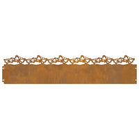 Bordure per prato 10 pcs Ruggine 103 x 0,05 x 22 cm 874825