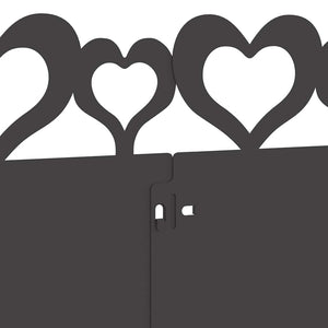 Bordure per prato 10 pcs Nero 103 x 0,05 x 22 cm Acciaio 874828