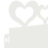 Bordure per prato 10 pcs Bianco 103 x 0,05 x 22 cm Acciaio 874831