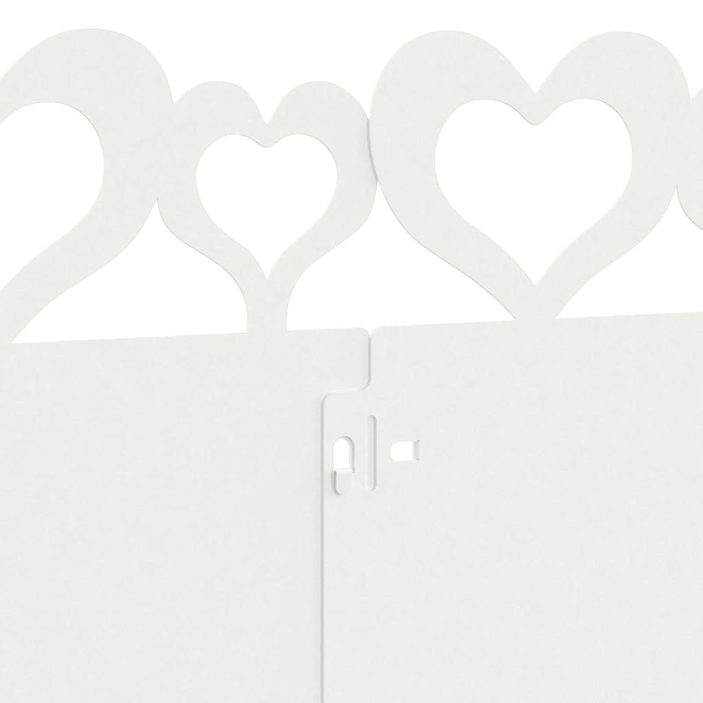 Bordure per prato 30 pcs Bianco 103 x 0,05 x 22 cm Acciaio 874833