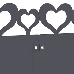 Bordure per prato 10 pcs Antracite 103 x 0,05 x 22 cm Acciaio 874834