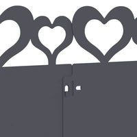 Bordure per prato 20 pcs Antracite 103 x 0,05 x 22 cm Acciaio 874835