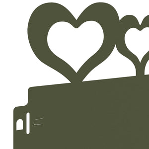 Bordure per prato 10 pcs Verde oliva 103 x 0,05 x 22 cm Acciaio 874837