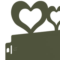 Bordure per prato 30 pcs Verde oliva 103 x 0,05 x 22 cm Acciaio 874839