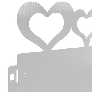 Bordure per prato 20 pcs Argento 103 x 0,05 x 22 cm 874841