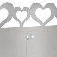 Bordure per prato 30 pcs Argento 103 x 0,05 x 22 cm 874842