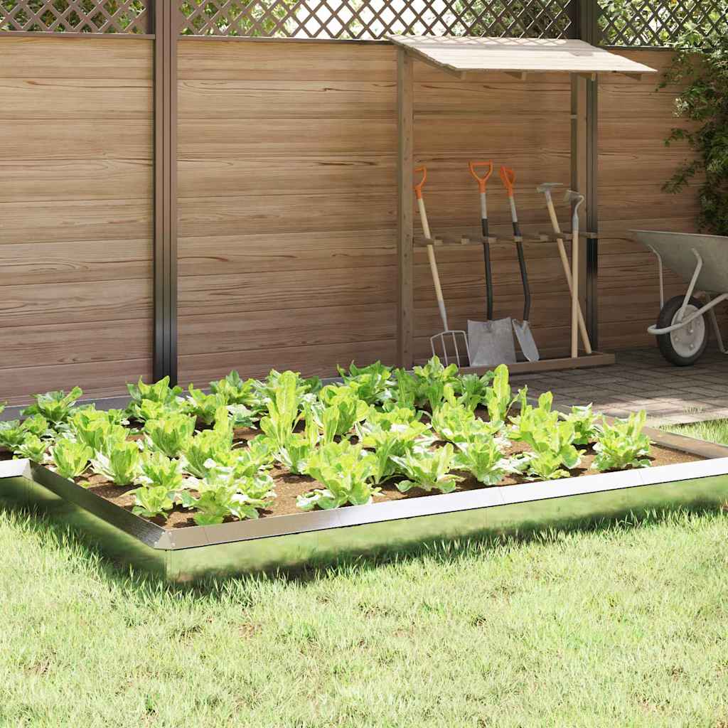 Recinto per lumache Argento 50 x 3,5 x 25 cm 874849