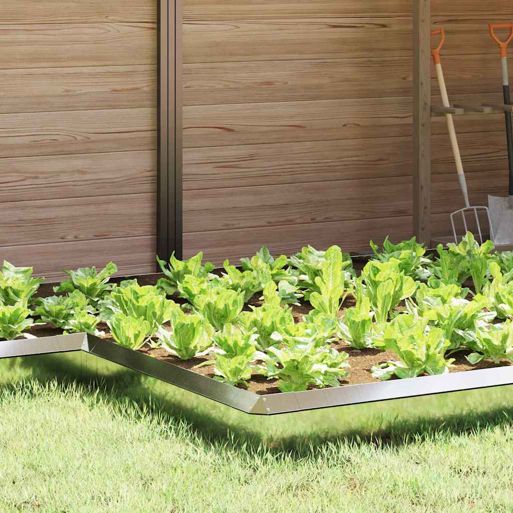 Recinto per lumache 4 pcs Argento 13,5 x 13,5 x 25 cm 874870