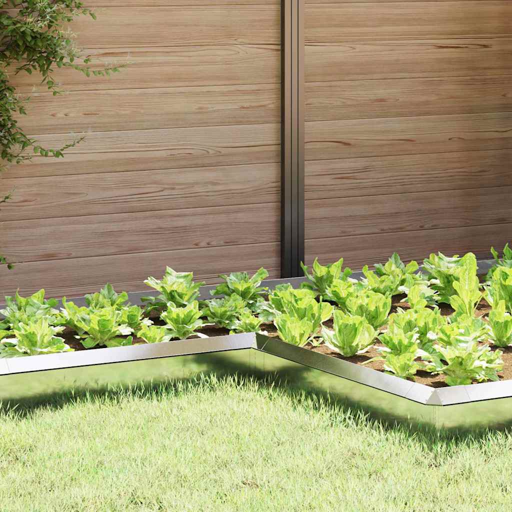 Recinto per lumache 4 pcs Argento 10 x 10 x 25 cm 874874