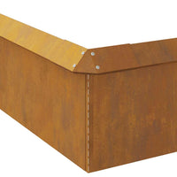 Recinzioni per lumache 8 pcs Ruggine 874881