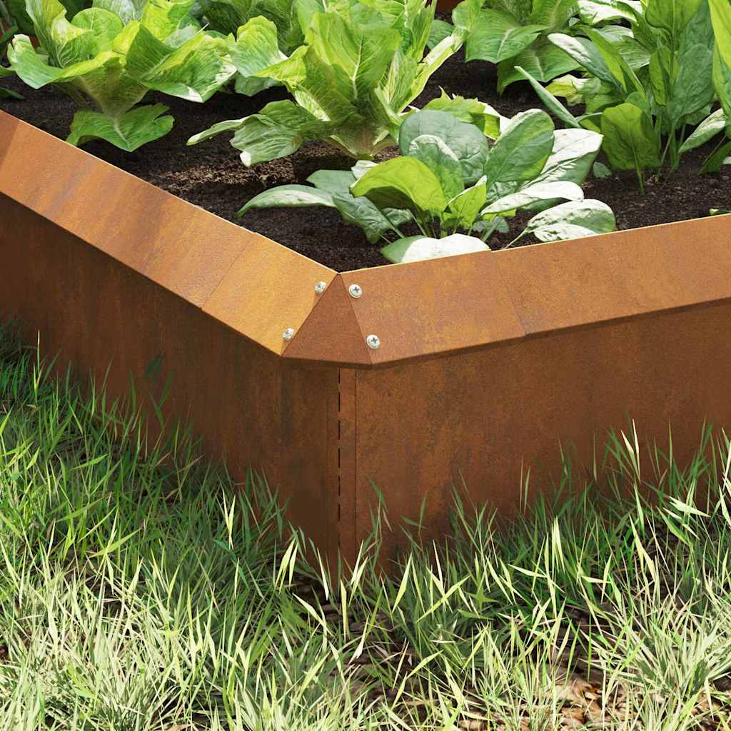 Recinzioni per lumache 8 pcs Ruggine 874881