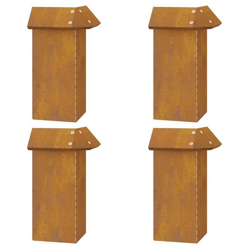 Recinzioni per lumache 8 pcs Ruggine 874881