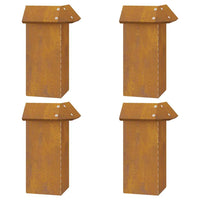 Recinzioni per lumache 8 pcs Ruggine 874881