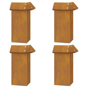 Recinzioni per lumache 8 pcs Ruggine 874881